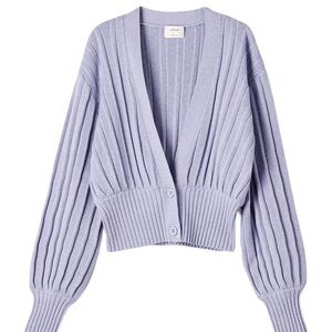 Wilfred Plunge Cardigan in Lavender Size M